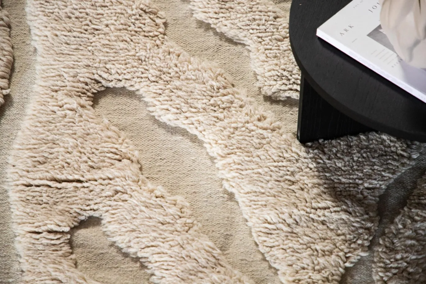 Fjôrd Vloerkleed Trondheim x Josefin Lustig Beige/Wit 170x240cm