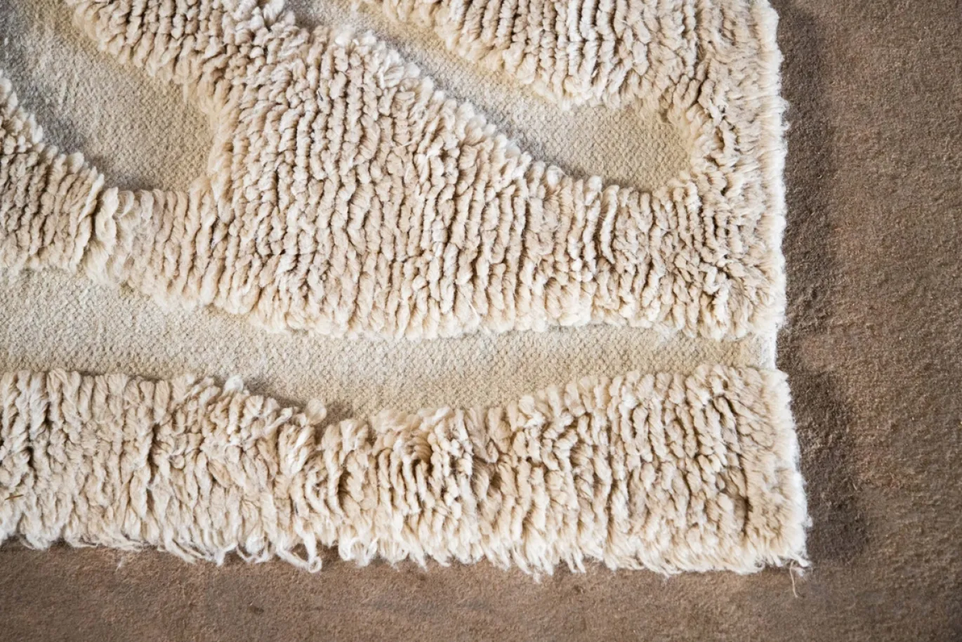 Fjôrd Vloerkleed Trondheim x Josefin Lustig Beige/Wit 170x240cm