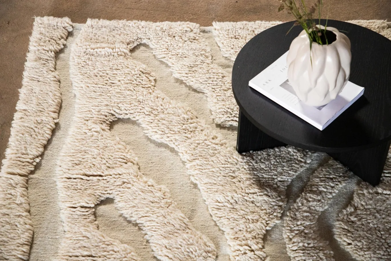 Fjôrd Vloerkleed Trondheim x Josefin Lustig Beige/Wit 170x240cm
