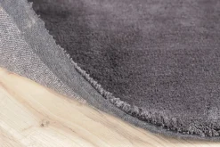 Fjôrd Vloerkleed Undra Ø200cm Donkergrijs