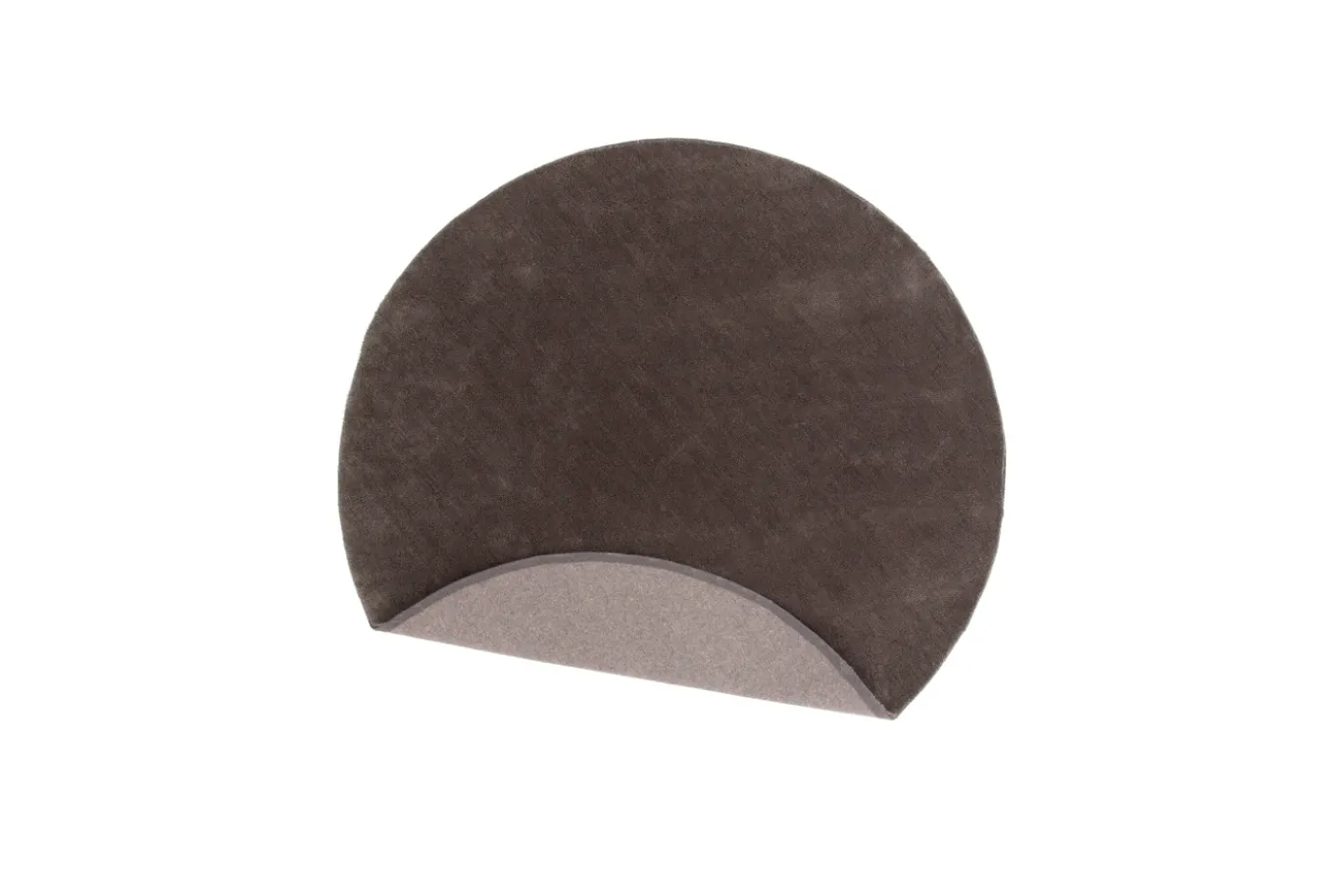 Fjôrd Vloerkleed Undra Ø200cm Donkergrijs
