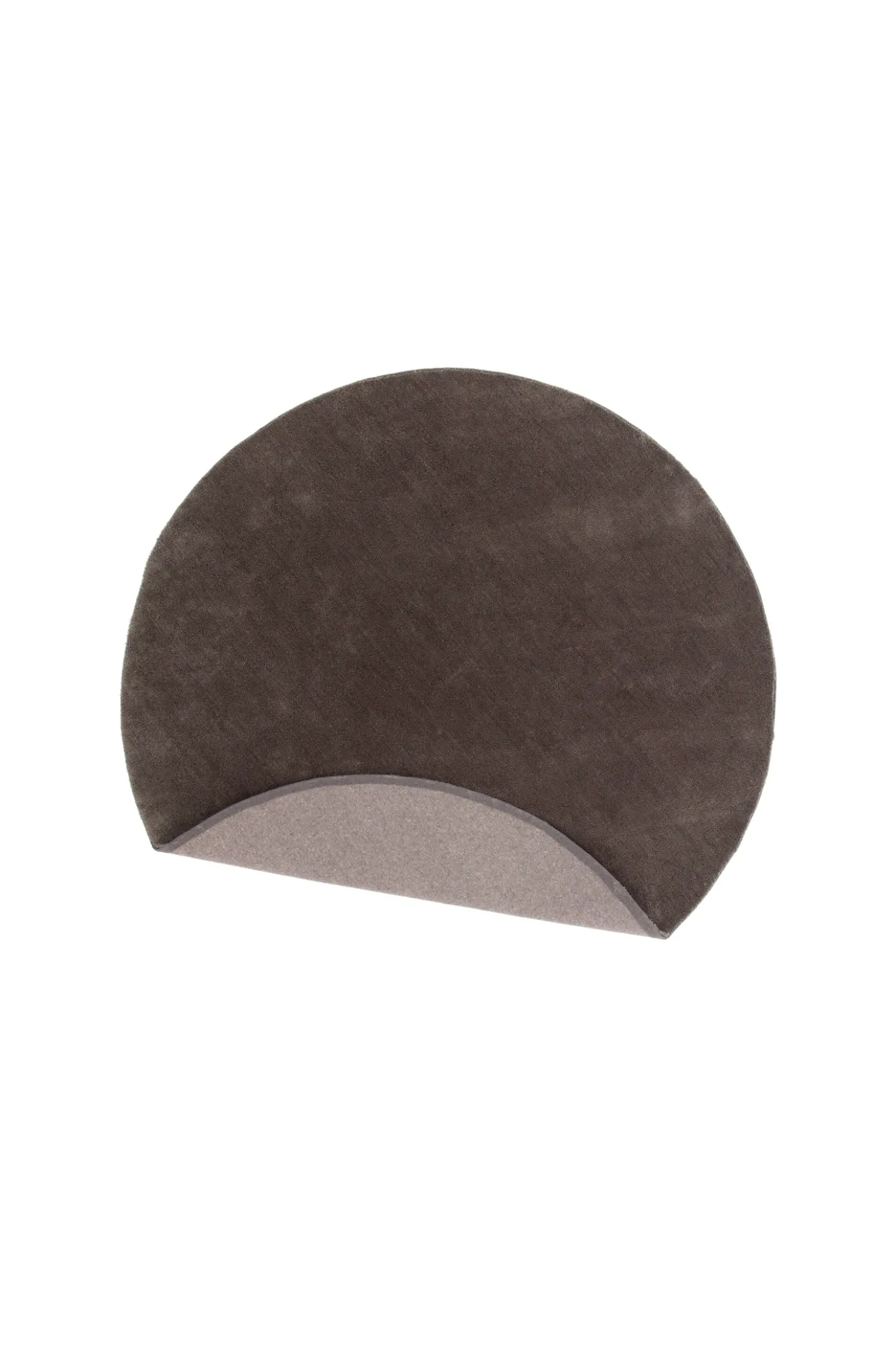Fjôrd Vloerkleed Undra Ø200cm Donkergrijs