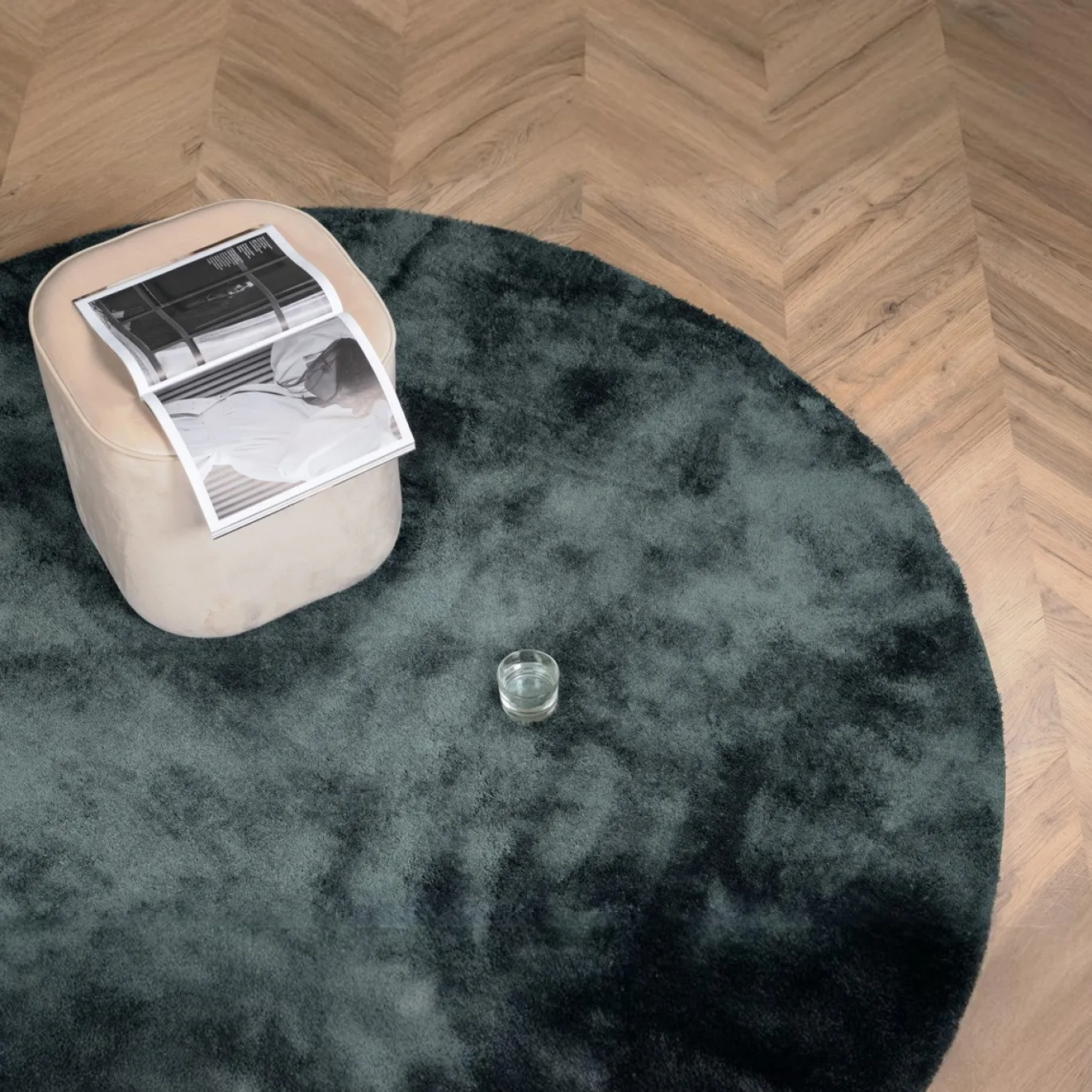 Fjôrd Vloerkleed Undra Ø200cm Groen