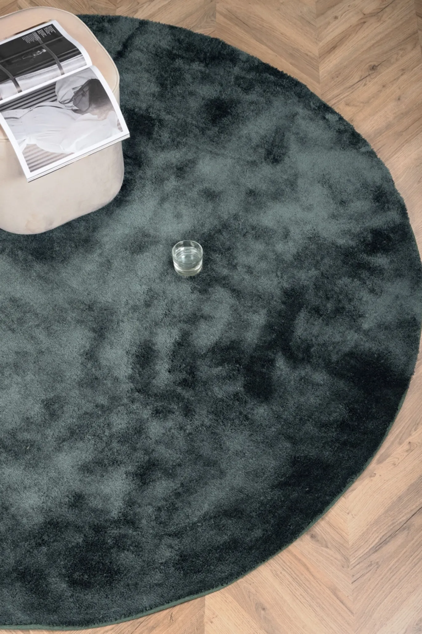 Fjôrd Vloerkleed Undra Ø200cm Groen