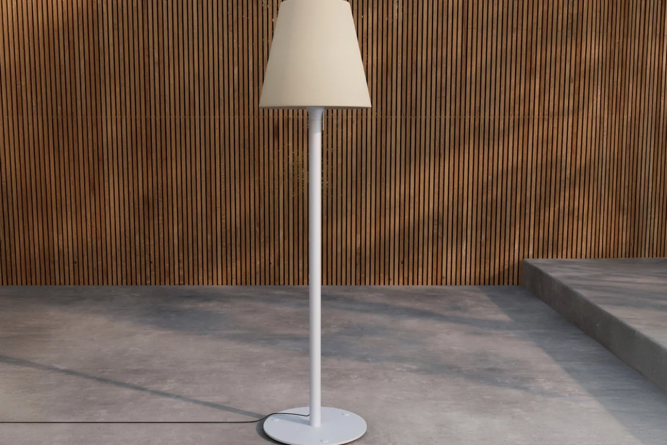 Fjôrd Vloerlamp Moris Staal Lichtblauw ø50cm
