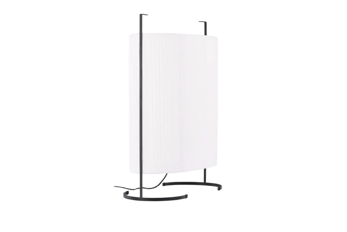 Fjôrd Vloerlamp Rennes Floor Zwart/Wit Linnen 80x59cm