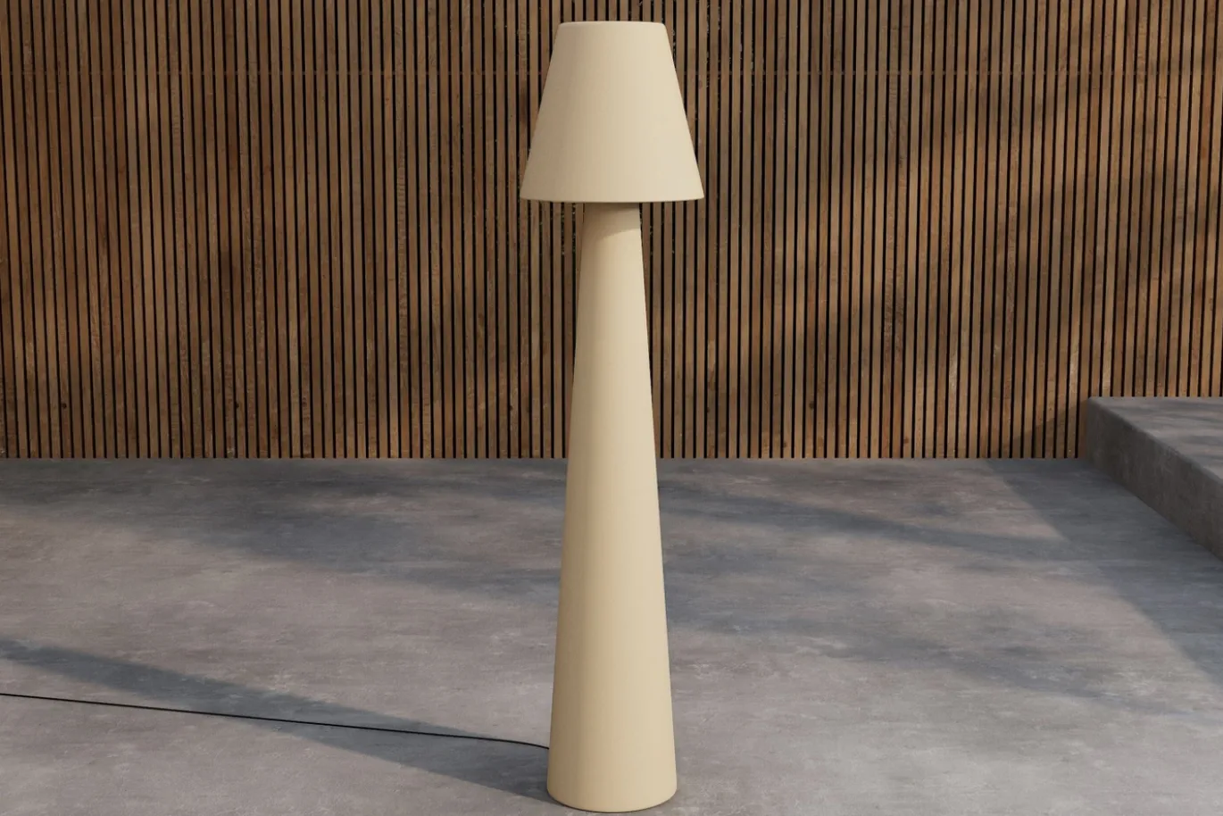 Fjôrd Vloerlamp Stratford Plastic Beige ø34cm