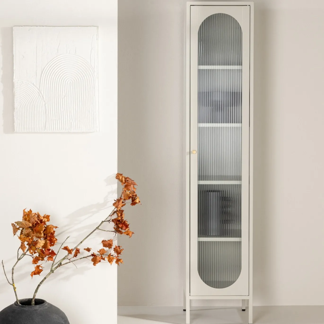 Fjôrd Wandkast Cali Beige
