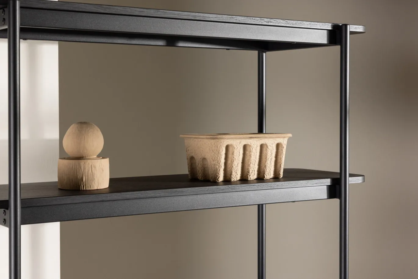 Fjôrd Wandkast Heim 190cm Zwart