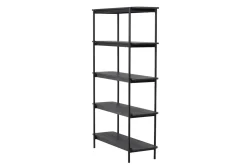 Fjôrd Wandkast Heim 190cm Zwart