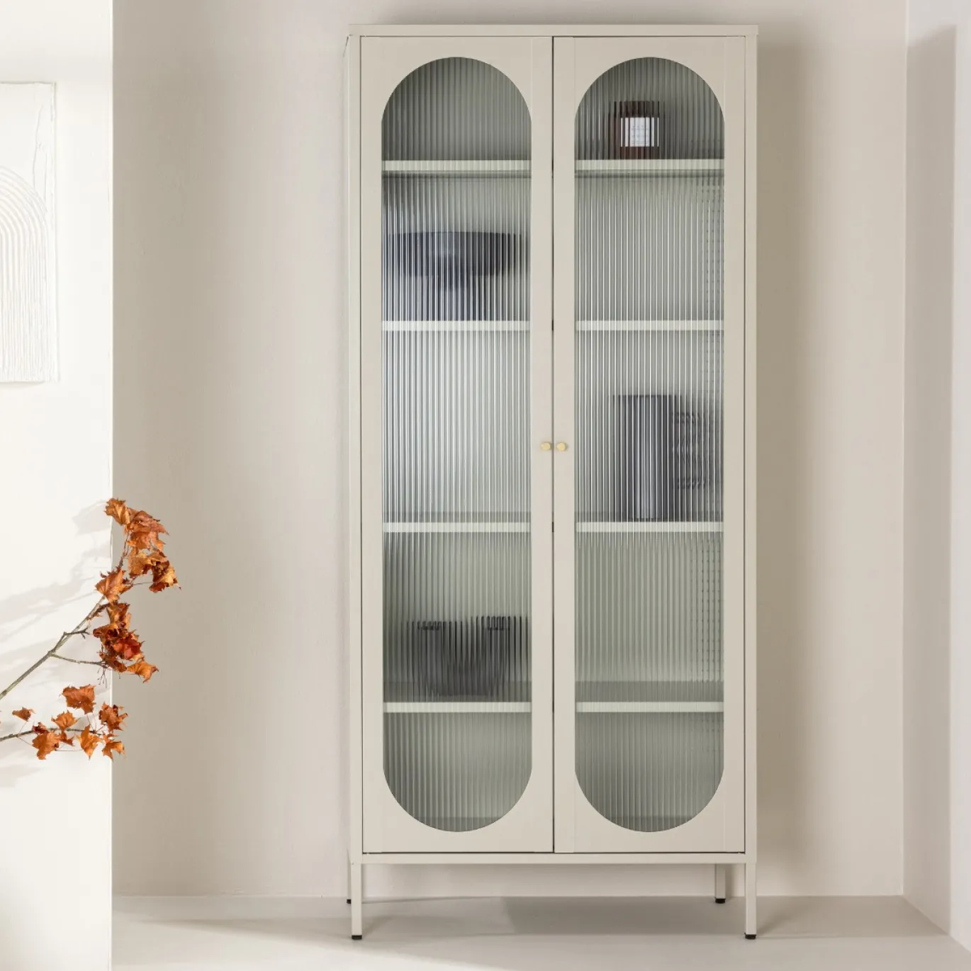 Fjôrd Wandkast Lima Beige