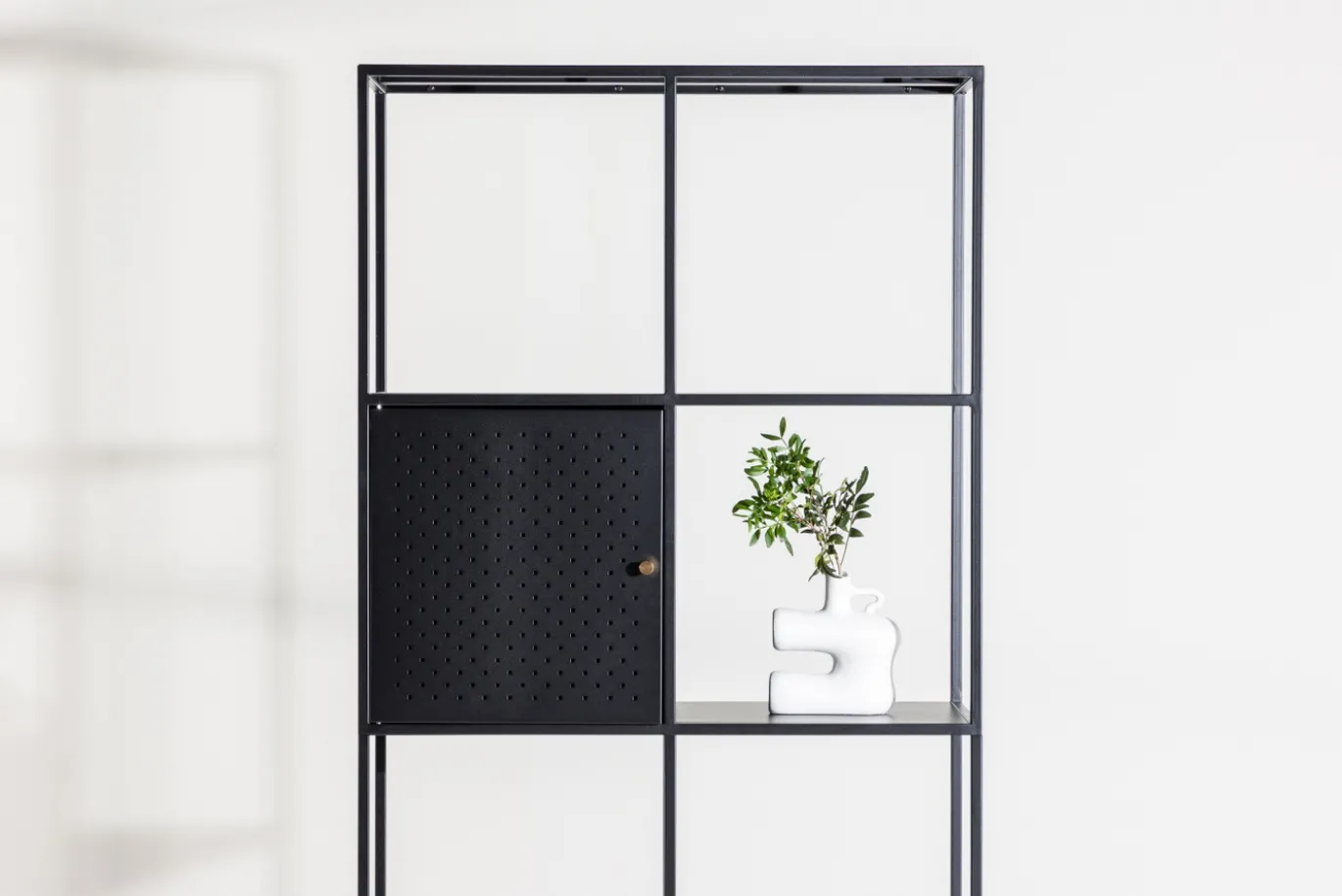Fjôrd Wandkast Porto Zwart