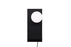 Fjôrd Wandlamp Troyes Zwart/Wit Glas