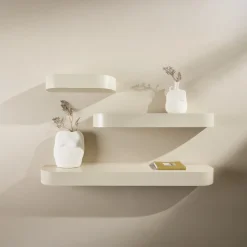 Fjôrd Wandplanken Glow Set van 3 Beige