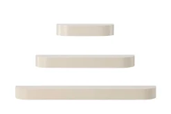Fjôrd Wandplanken Glow Set van 3 Beige