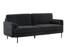 Fjôrd 3-zitsbank Antibes Velvet Donkergrijs