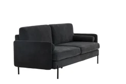 Fjôrd 3-zitsbank Antibes Velvet Donkergrijs