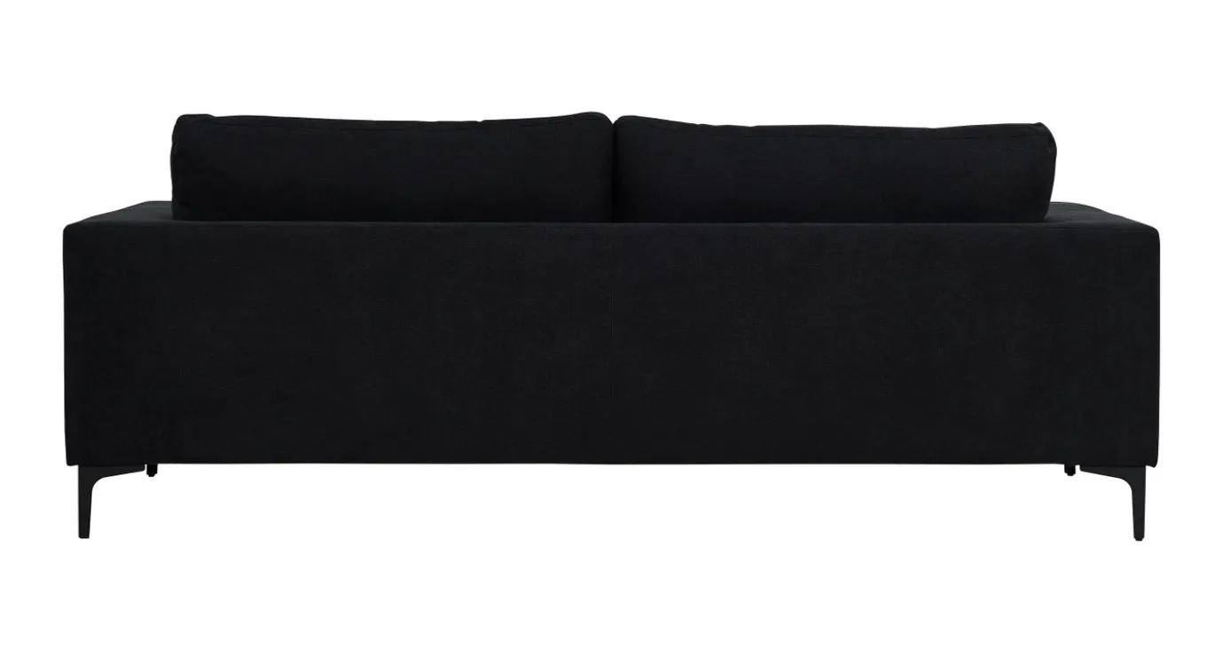 Fjôrd 3-zitsbank Bolero Zwart