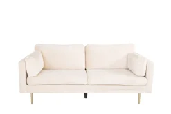 Fjôrd 3-zitsbank Boom Velvet Beige met Gouden Onderstel