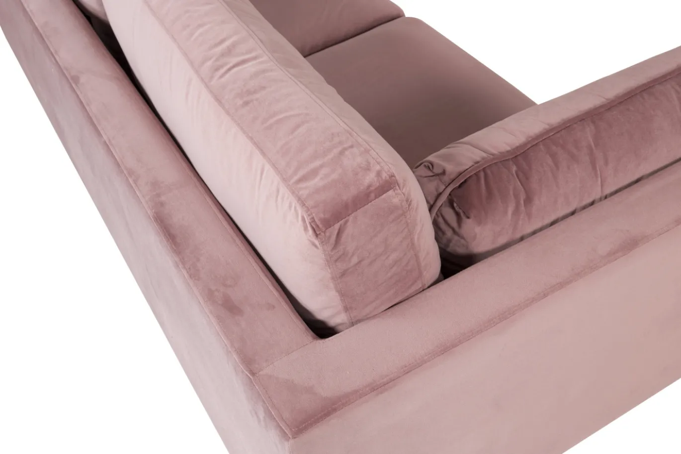 Fjôrd 3-Zits Bank Boom Velvet Dusty Roze