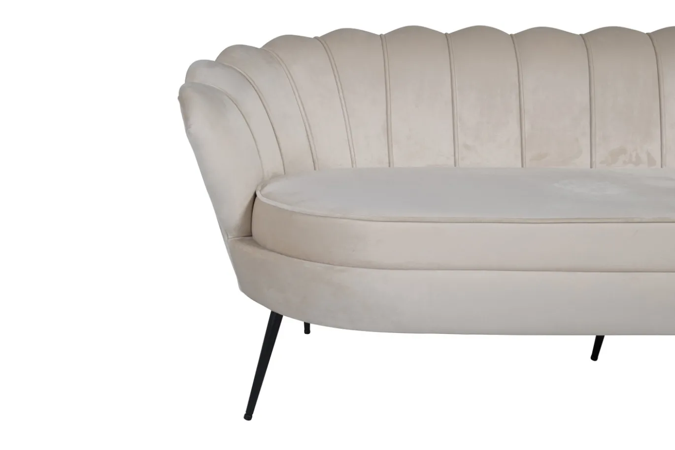 Fjôrd 3-zitsbank Calais Beige Velvet