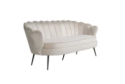 Fjôrd 3-zitsbank Calais Beige Velvet