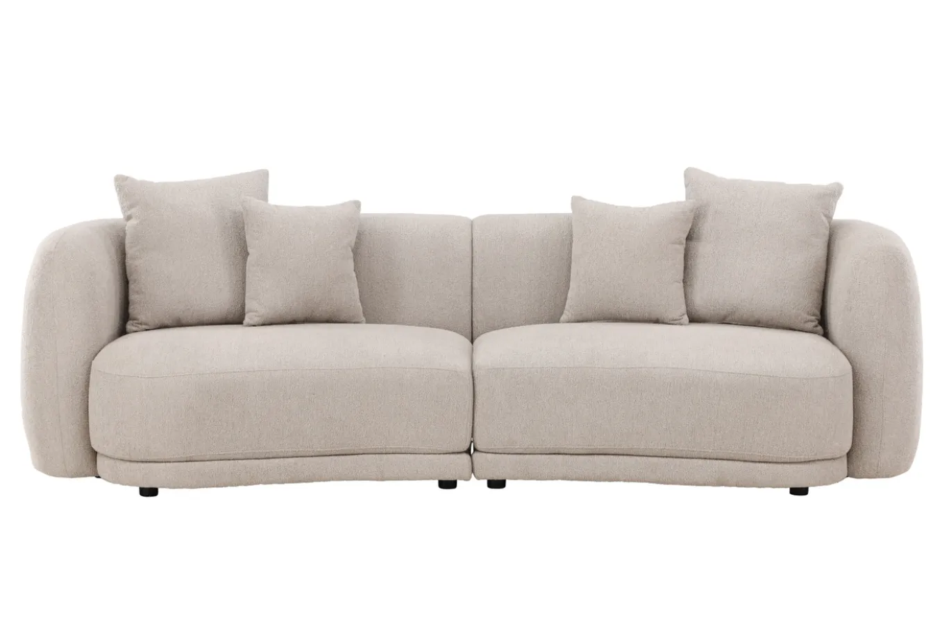 Fjôrd 3-Zitsbank Cielo Beige Bouclé