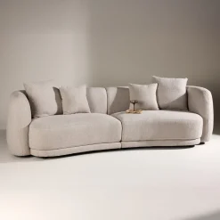 Fjôrd 3-Zitsbank Cielo Beige Bouclé