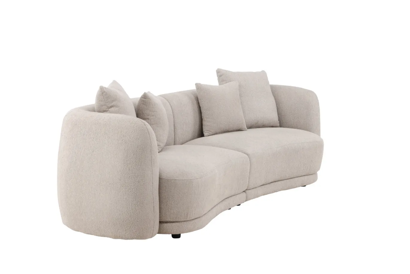 Fjôrd 3-Zitsbank Cielo Beige Bouclé