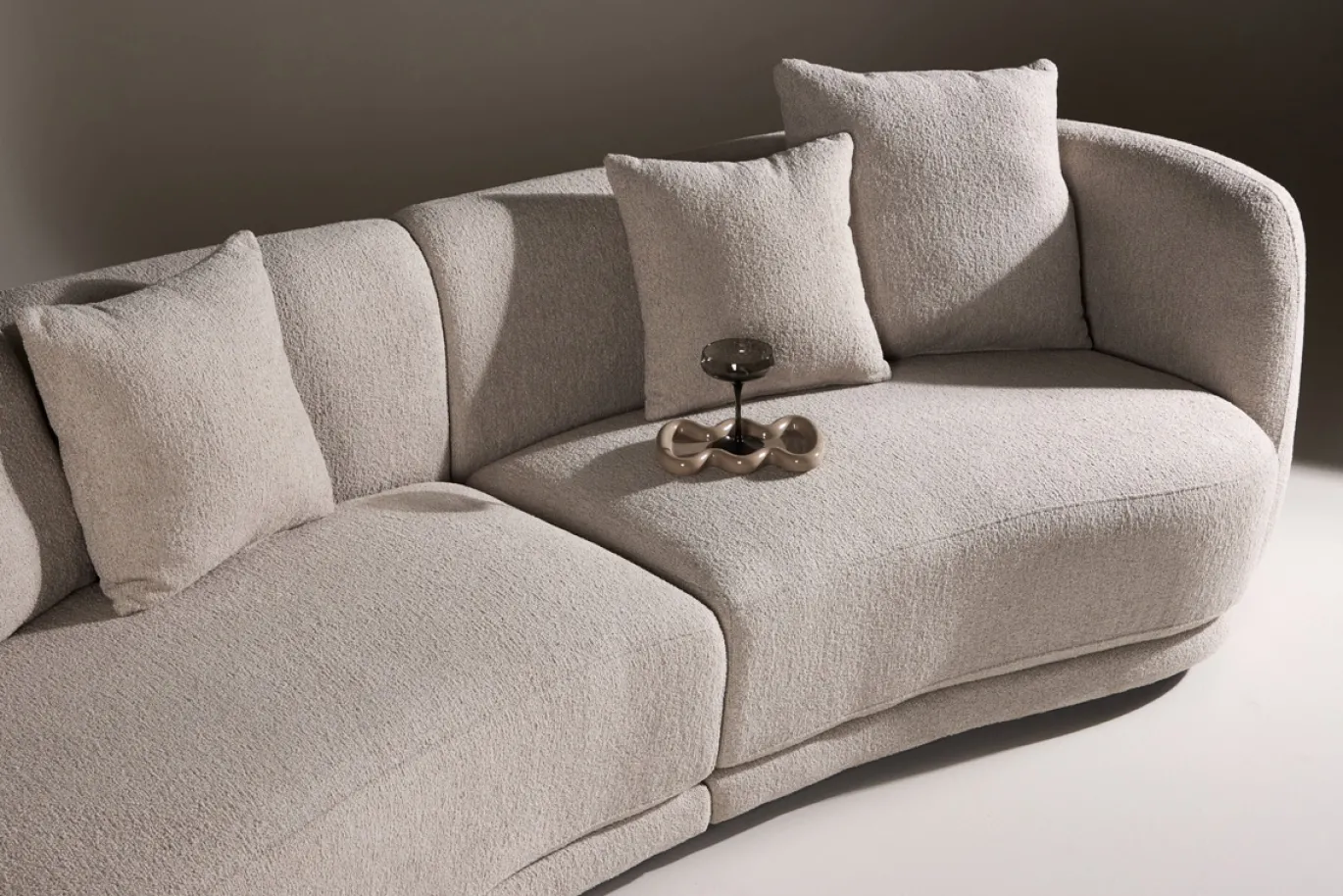 Fjôrd 3-Zitsbank Cielo Beige Bouclé