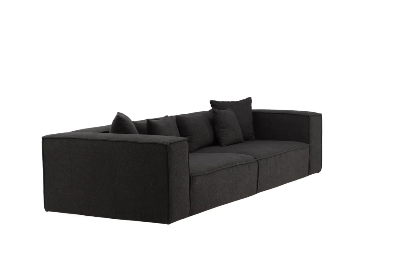 Fjôrd 3-Zitsbank Gillholmen Zwart Bouclé
