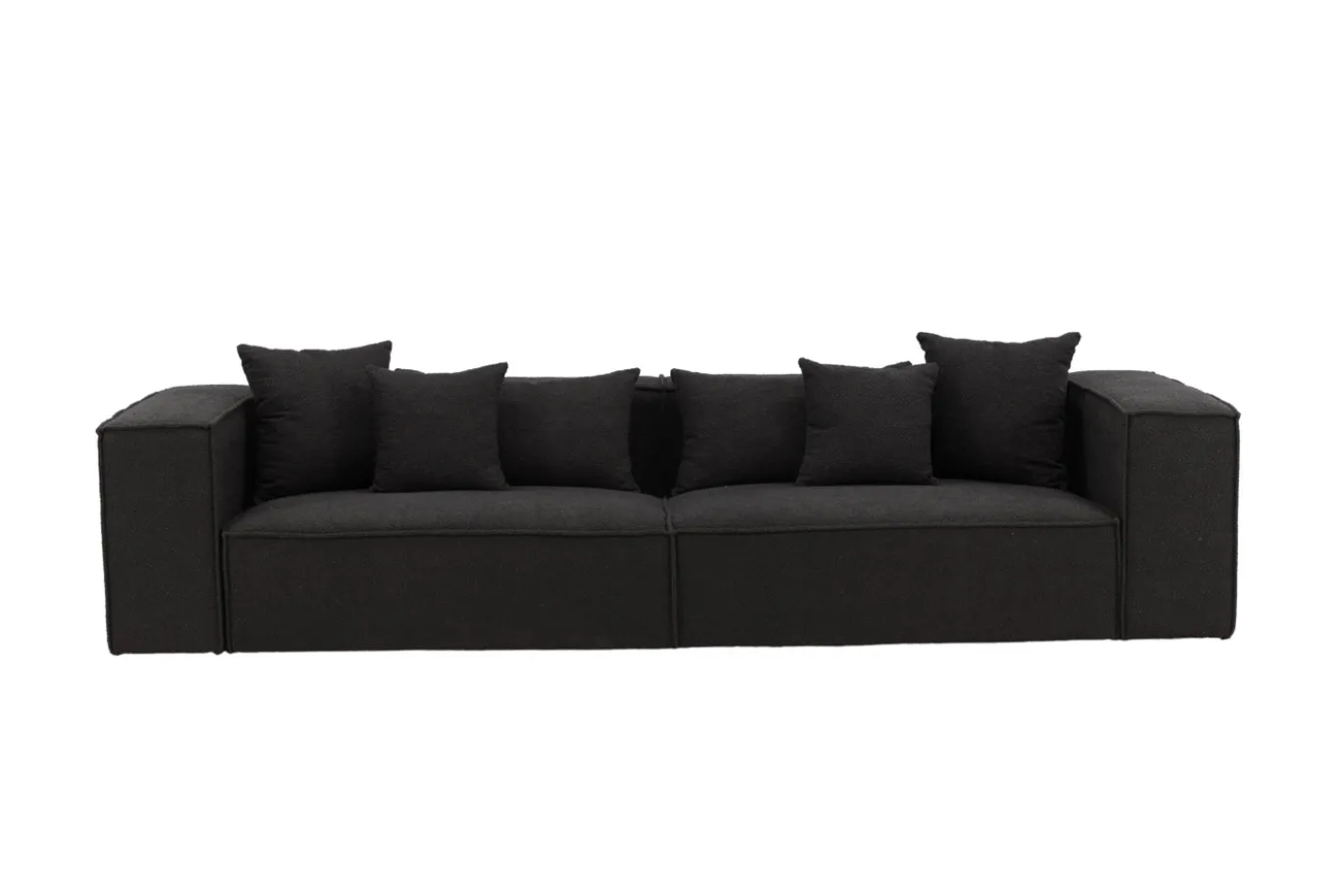 Fjôrd 3-Zitsbank Gillholmen Zwart Bouclé