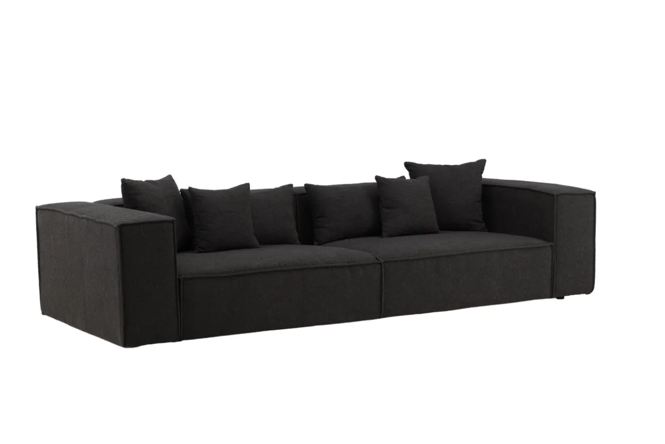 Fjôrd 3-Zitsbank Gillholmen Zwart Bouclé