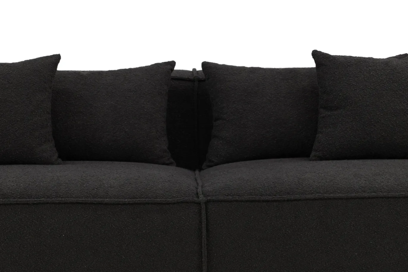 Fjôrd 3-Zitsbank Gillholmen Zwart Bouclé