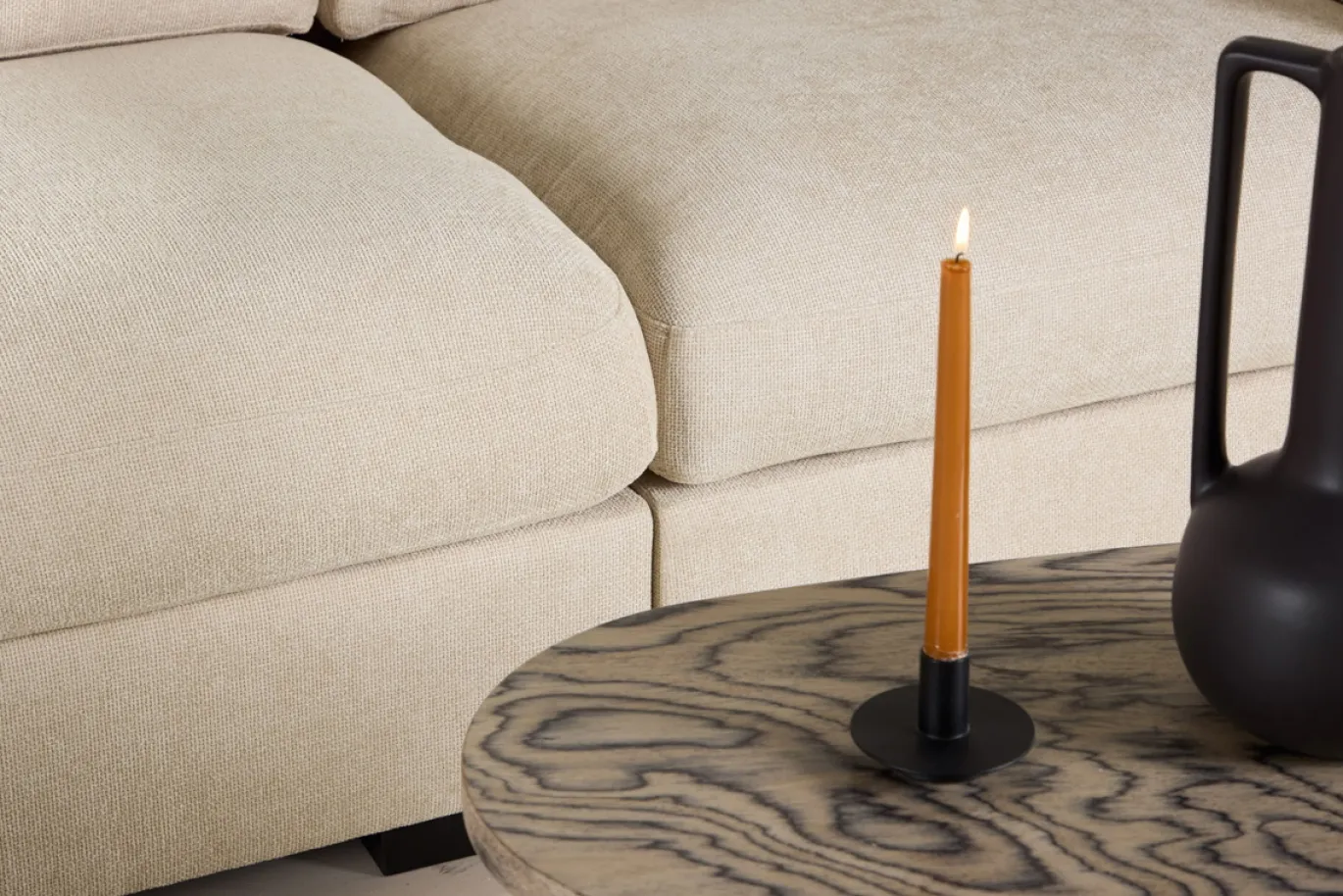 Fjôrd 3-Zitsbank Salerno Beige