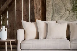 Fjôrd 3-Zitsbank Segelskären Whitewash/Beige Linnen