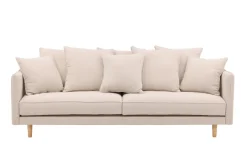 Fjôrd 3-Zitsbank Segelskären Whitewash/Beige Linnen