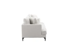 Fjôrd 3-zits Bank Sofia Zwart/Beige Linnen