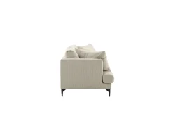 Fjôrd 3-zits Bank Sofia Zwart/Beige Corduroy