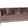 Fjôrd 3-zits Bank Velvet Dusty Roze