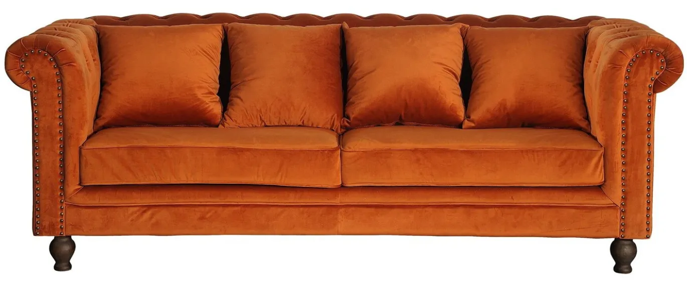 Fjôrd 3-zits Bank Velvet Rusty Oranje