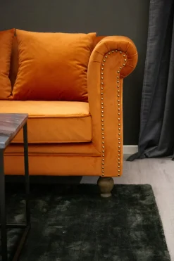 Fjôrd 3-zits Bank Velvet Rusty Oranje