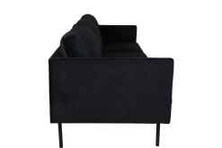 Fjôrd 3-zitsbank Zoom Zwart Velvet