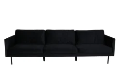 Fjôrd 3-zitsbank Zoom Zwart Velvet