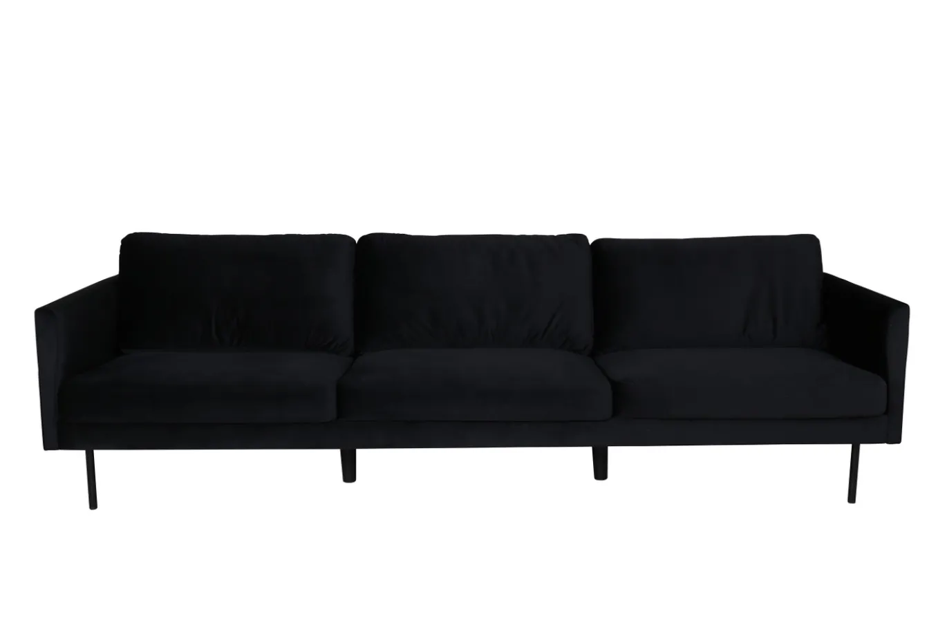 Fjôrd 3-zitsbank Zoom Zwart Velvet