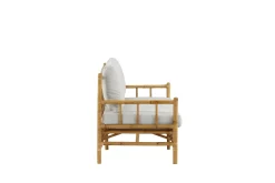Fjôrd 3-zits Tuinbank Cane Rotan Naturel