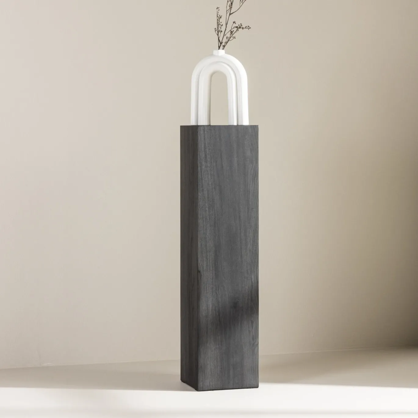 Fjôrd Zuil Ramsvik 23x95cm Zwart