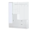 Garderobemeubel Didim Melamine Wit