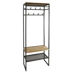 Garderobemeubel Edge Roede Acaciahout Naturel - Giga Meubel
