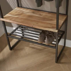 Garderobemeubel Edge Roede Acaciahout Naturel - Giga Meubel